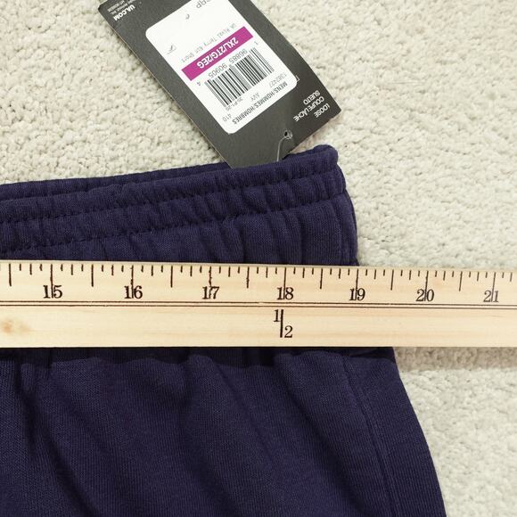 NWT Under Armour Mens UA Rival Terry 6" Activewear Shorts Loose Fit Navy Sz 2XL - Picture 2 of 7